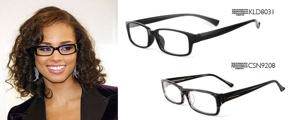 Alicia Keys eyeglasses 