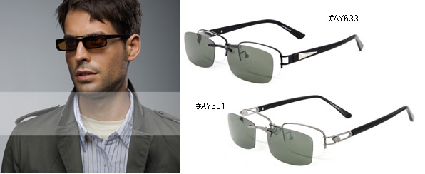 Mirrored Grey Clip On Sunglasses by The Clip-On Guys Custom Clipons
